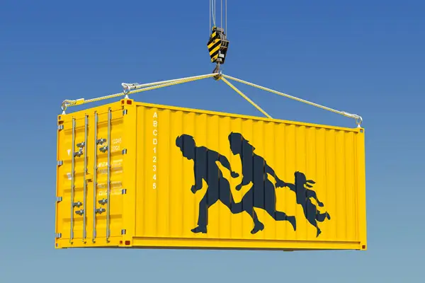 Human smuggling storage container